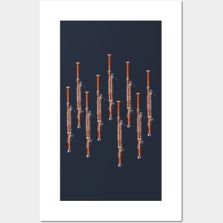 Bassoon on black Posters and Art